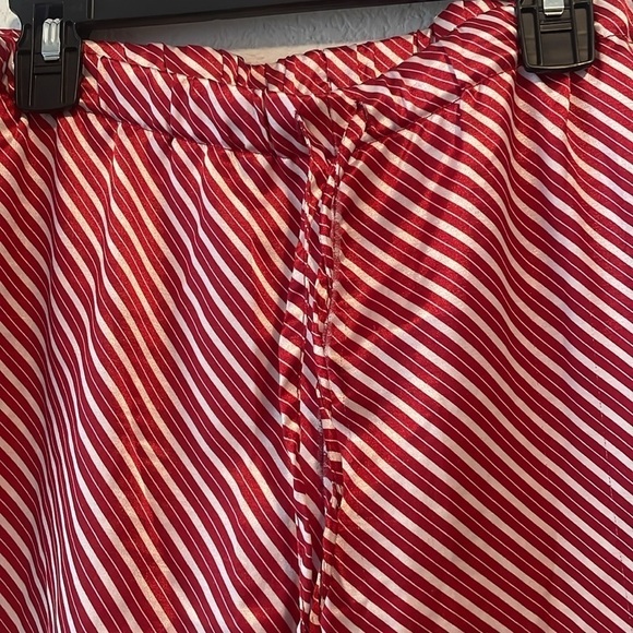Old navy candy cane striped satin pj pants Large - Picture 2 of 9